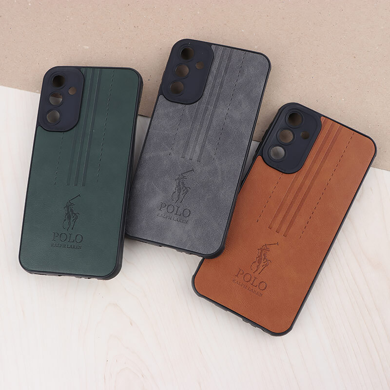 قاب چرمی Polo Ralph Laren سامسونگ Galaxy A15 محافظ لنزدار