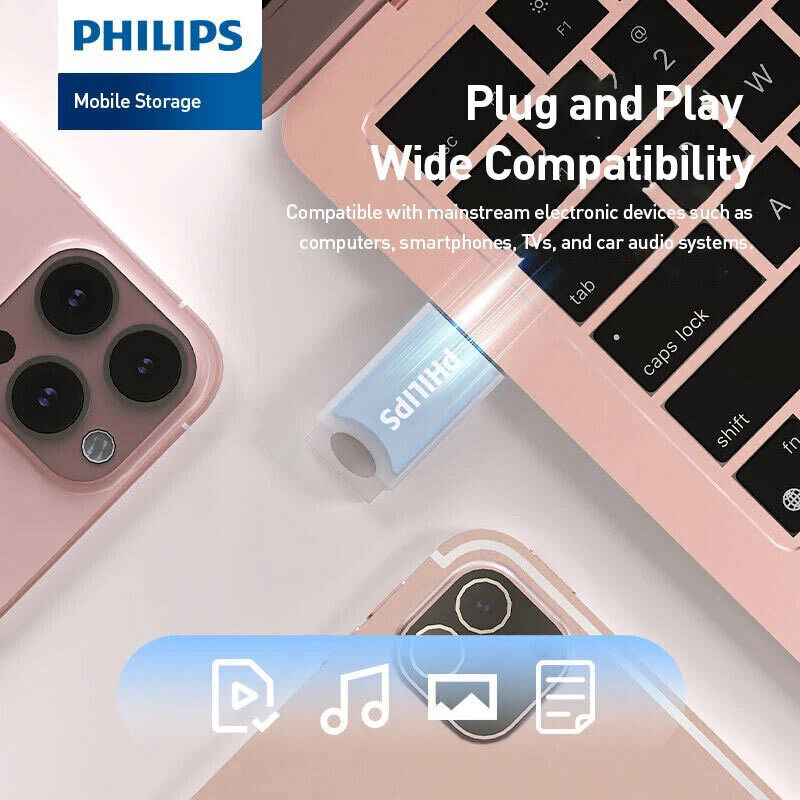 فلش 64 گیگ فیلیپس Philips FM10UA064B/93-B USB3.2