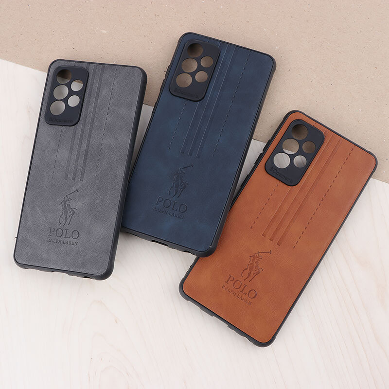قاب چرمی Polo Ralph Laren سامسونگ Galaxy A52 / A52s محافظ لنزدار