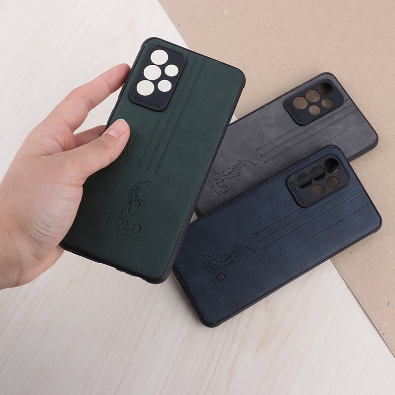 قاب چرمی Polo Ralph Laren سامسونگ Galaxy A52 / A52s محافظ لنزدار