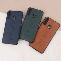 قاب چرمی Polo Ralph Laren سامسونگ Galaxy A20s محافظ لنزدار