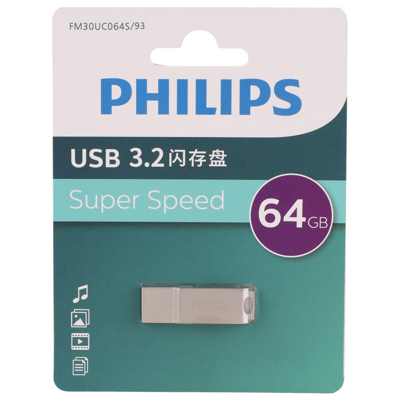 فلش 64 گیگ فیلیپس Philips FM30UC064S/93 OTG Type-C USB3.2