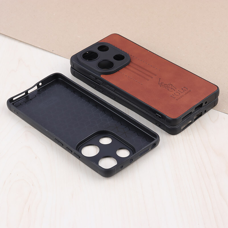 قاب چرمی Polo Ralph Laren شیائومی Redmi Note 13 Pro 4G محافظ لنزدار