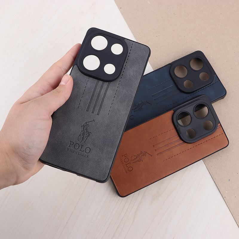 قاب چرمی Polo Ralph Laren شیائومی Redmi Note 13 Pro 4G محافظ لنزدار