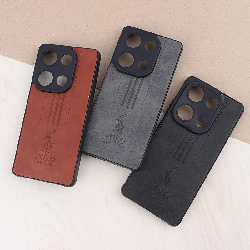 قاب چرمی Polo Ralph Laren شیائومی Redmi Note 13 Pro 4G محافظ لنزدار