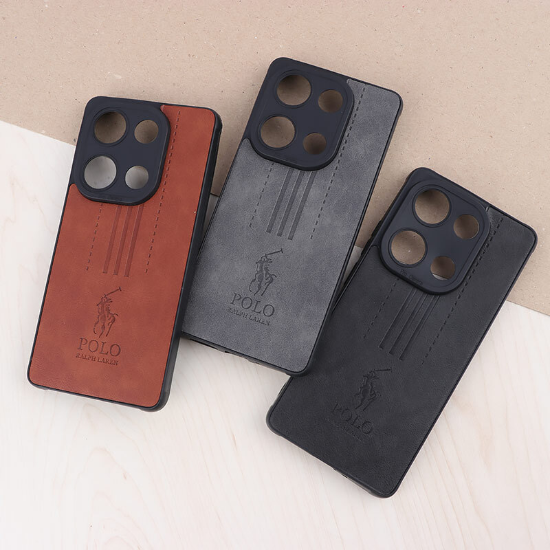 قاب چرمی Polo Ralph Laren شیائومی Redmi Note 13 Pro 4G محافظ لنزدار