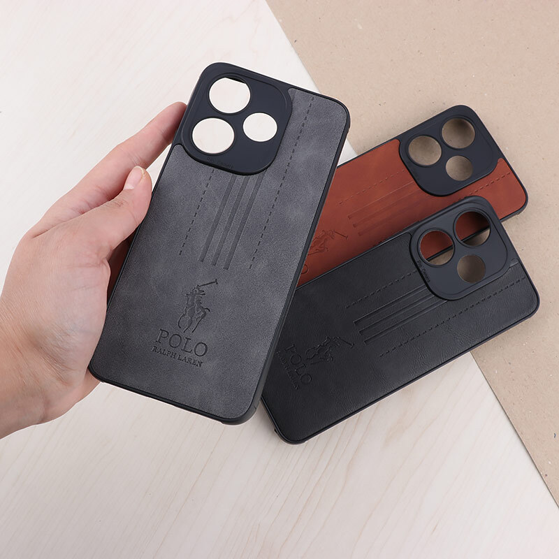 قاب چرمی Polo Ralph Laren شیائومی Redmi 13 4G / Redmi 13 5G محافظ لنزدار
