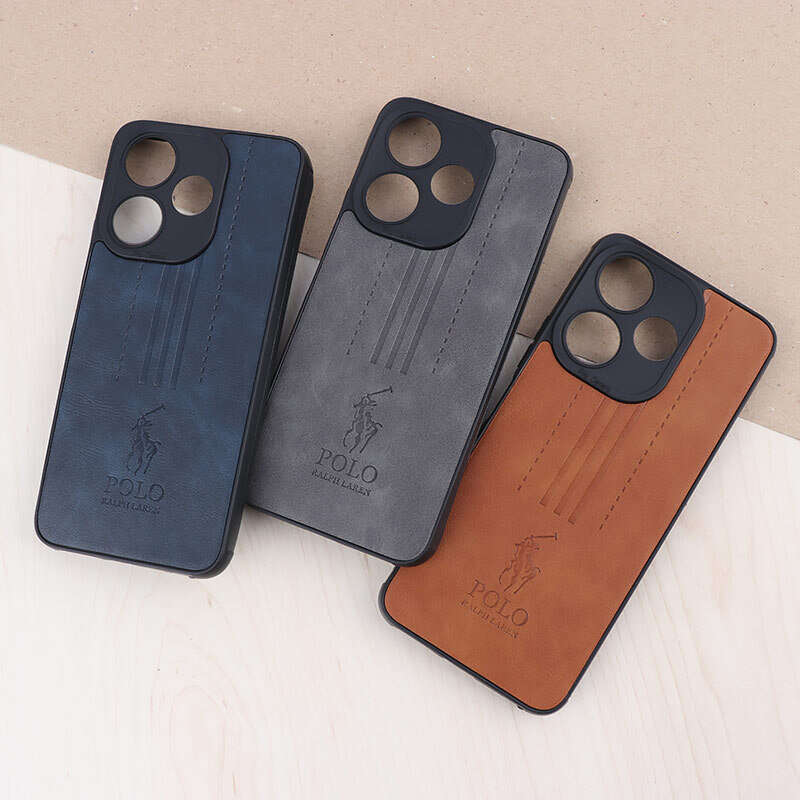 قاب چرمی Polo Ralph Laren شیائومی Redmi 13 4G / Redmi 13 5G محافظ لنزدار