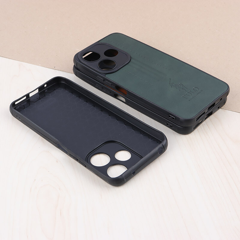 قاب چرمی Polo Ralph Laren شیائومی Redmi 13 4G / Redmi 13 5G محافظ لنزدار
