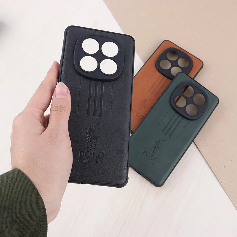 قاب چرمی Polo Ralph Laren شیائومی Redmi Note 14 Pro 5G محافظ لنزدار