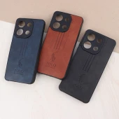 قاب چرمی Polo Ralph Laren شیائومی Redmi Note 13 4G محافظ لنزدار