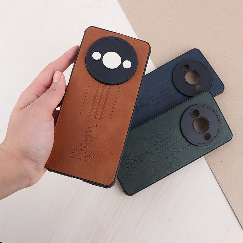قاب چرمی Polo Ralph Laren شیائومی Redmi A3 / A3X محافظ لنزدار
