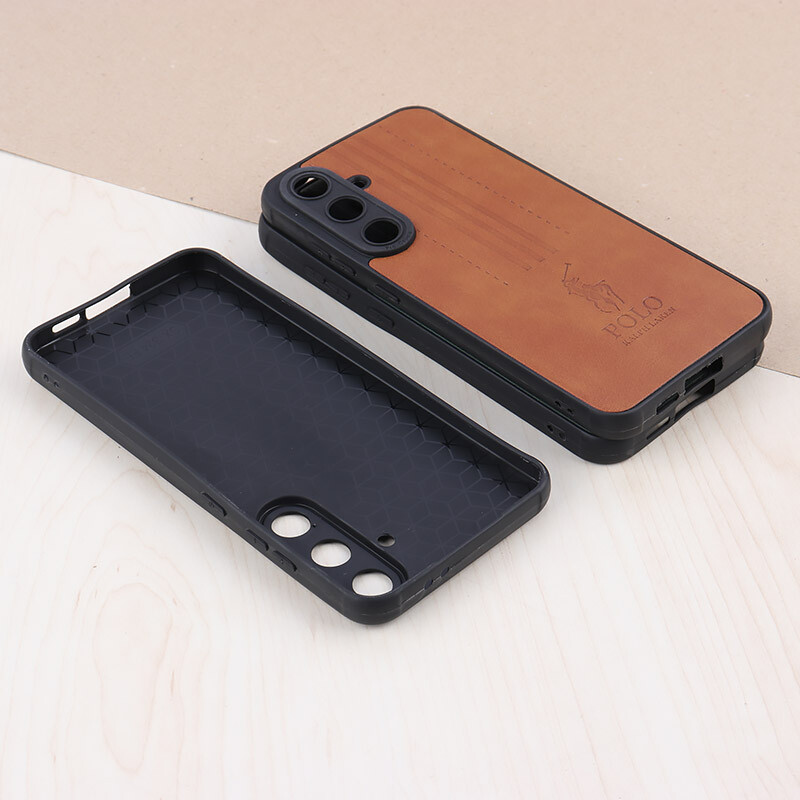 قاب چرمی Polo Ralph Laren سامسونگ Galaxy S24 FE محافظ لنزدار