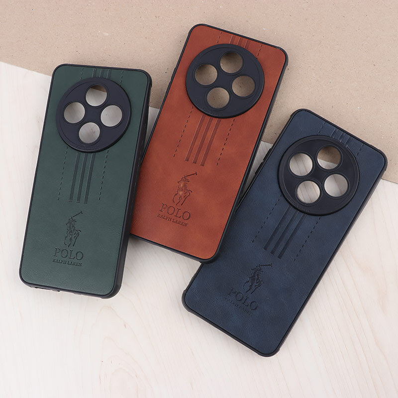قاب چرمی Polo Ralph Laren شیائومی Redmi 14C / Poco C75 محافظ لنزدار