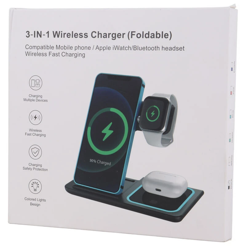 شارژر بی سیم فست شارژ و استند رومیزی Foldable 15W