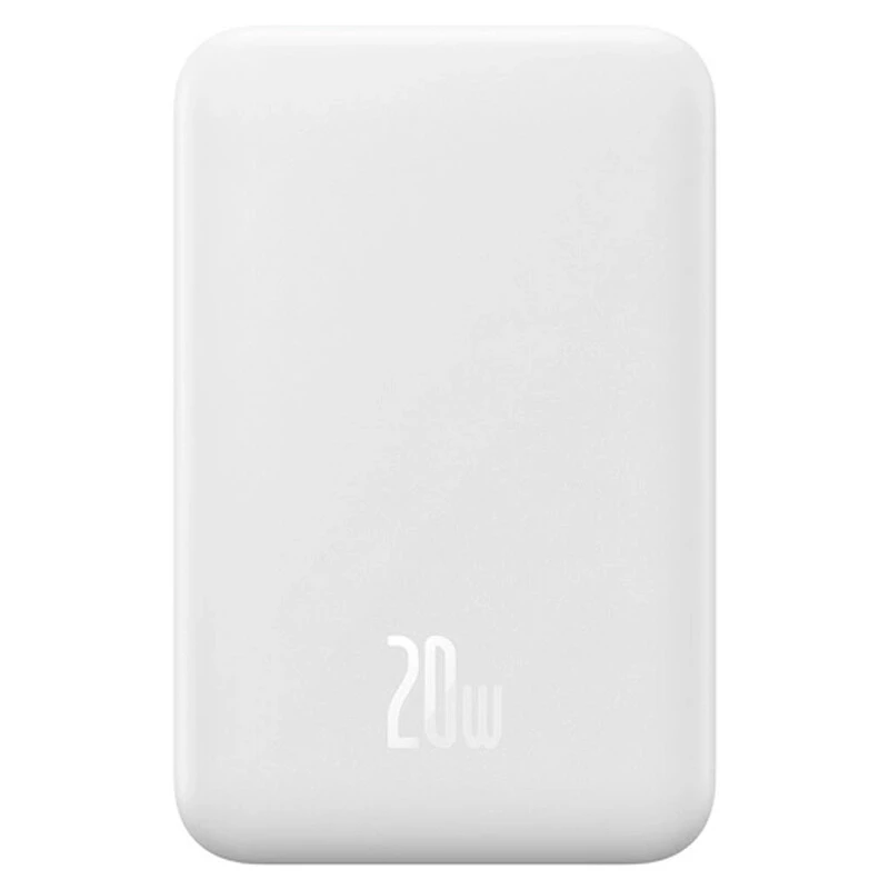 پاور بانک بی سیم فست شارژ باسئوس Magnetic Mini PPCX15000 PD 20W ظرفیت 20000 میلی آمپر ساعت