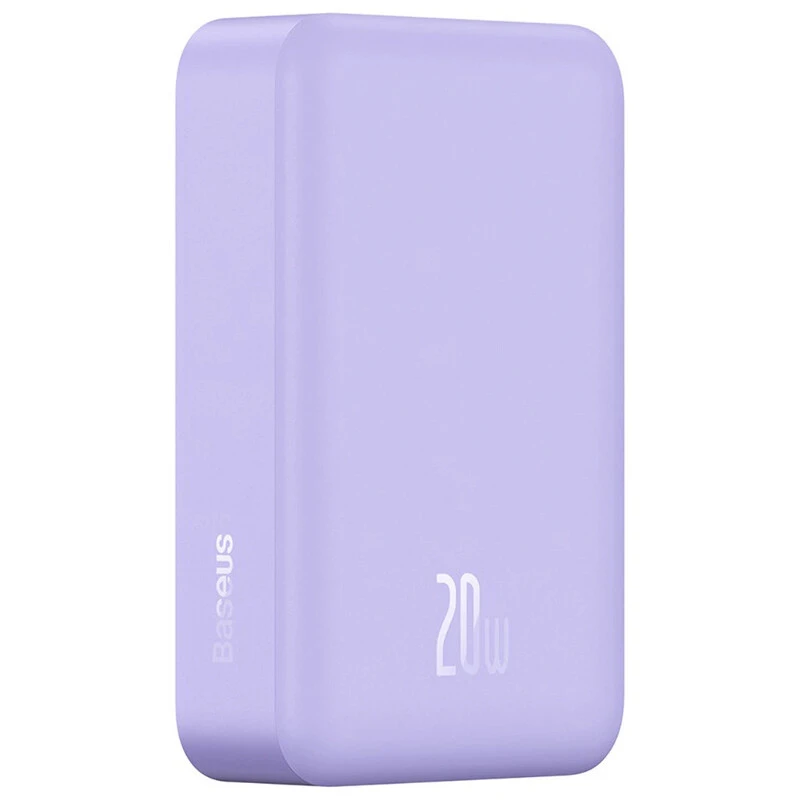 پاور بانک بی سیم فست شارژ باسئوس Magnetic Mini PPCX15000 PD 20W ظرفیت 20000 میلی آمپر ساعت