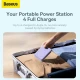 پاور بانک بی سیم فست شارژ باسئوس Magnetic Mini PPCX15000 PD 20W ظرفیت 20000 میلی آمپر ساعت