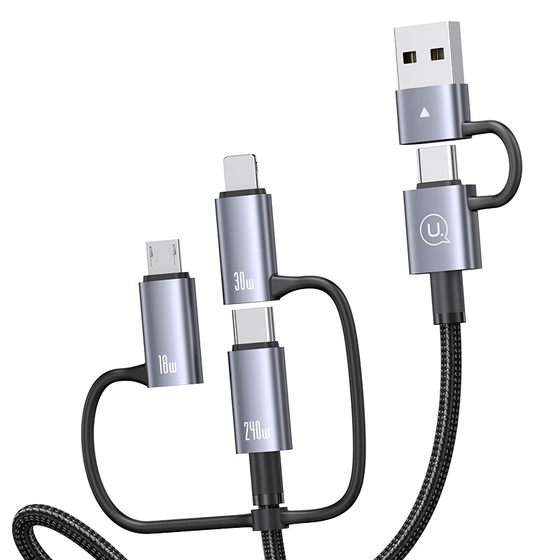 کابل تبدیل فست شارژ Usams SJ738 PD3.1 240W 2m
