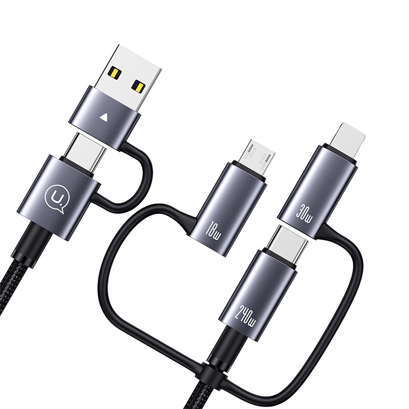کابل تبدیل فست شارژ Usams SJ738 PD3.1 240W 2m