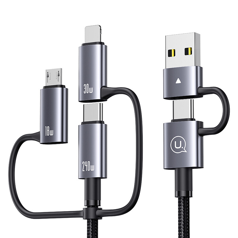 کابل تبدیل فست شارژ Usams SJ738 PD3.1 240W 2m