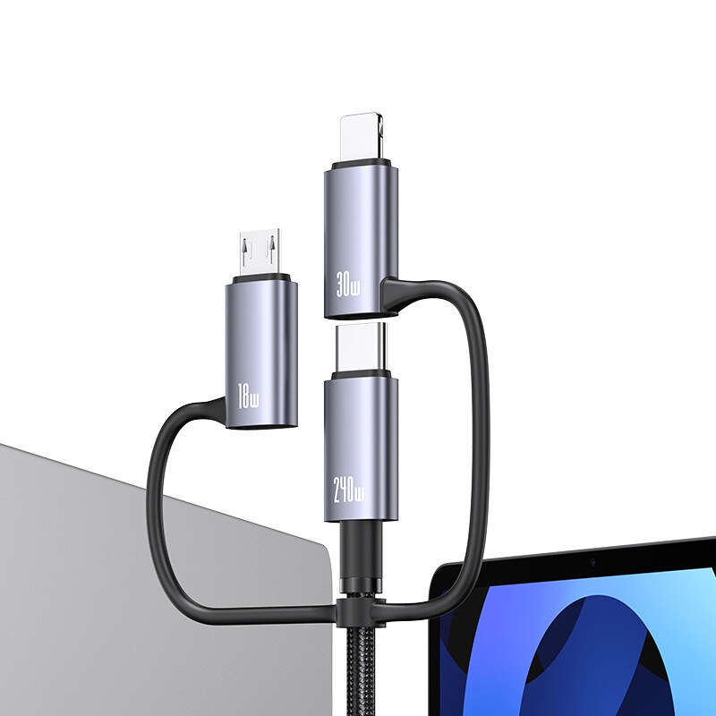 کابل تبدیل فست شارژ Usams SJ738 PD3.1 240W 2m