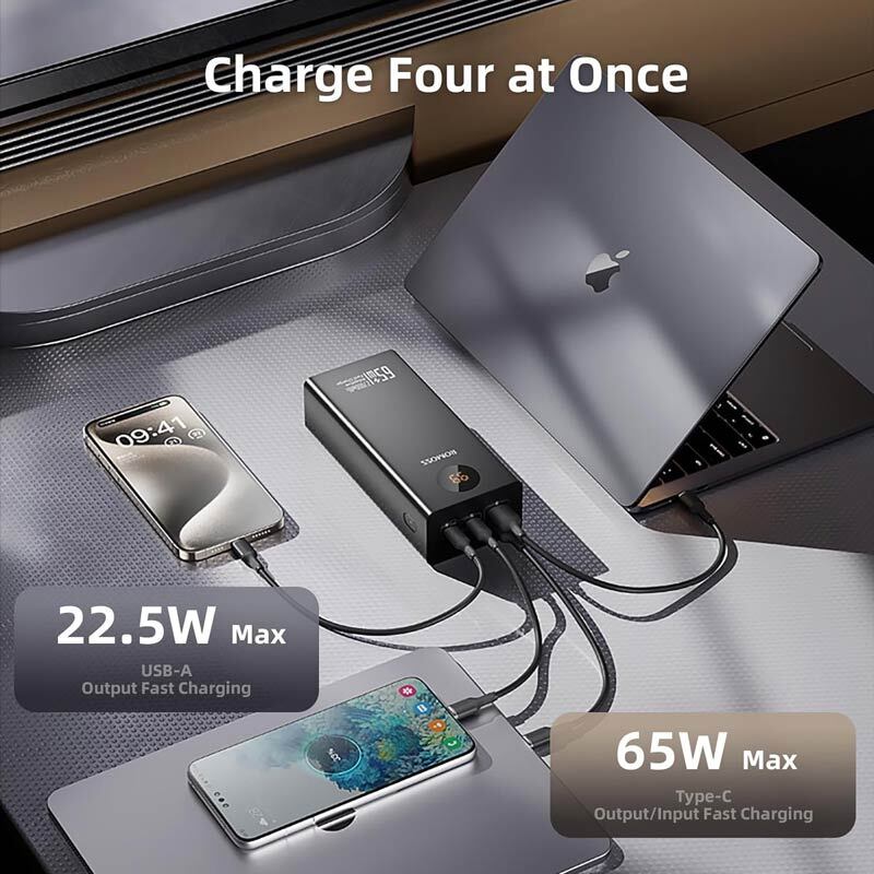 پاوربانک فست شارژ روموس PEA27-282 PD 65W ظرفیت 27000 میلی آمپر ساعت