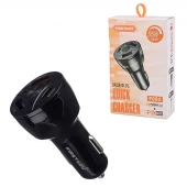 شارژر فندکی فست شارژ Firstyou F054 QC3.0 55W