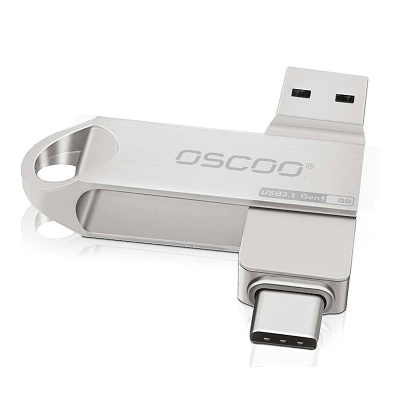 فلش 256 گیگ اوسکو Oscoo CU002 OTG Type-C USB3.1