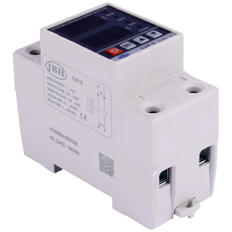 محافظ ولتاژ تک فاز 80 آمپر جی بی اچ CVP-S