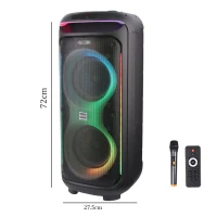 اسپیکر چمدانی بلوتوثی گلکس بیت GS-60 + میکروفون و ریموت کنترل