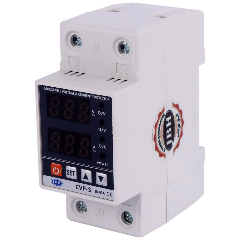 محافظ ولتاژ تک فاز 63 آمپر جی بی اچ CVP-S
