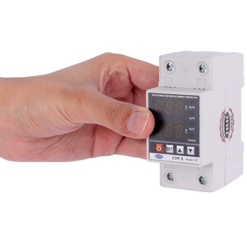 محافظ ولتاژ تک فاز 63 آمپر جی بی اچ CVP-S