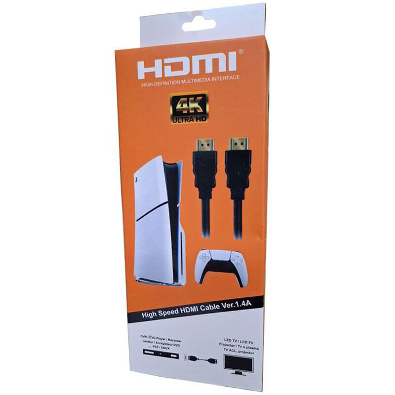 کابل HDMI 4K UltraHD 1.5m کنسول بازی PS5 و XBOX