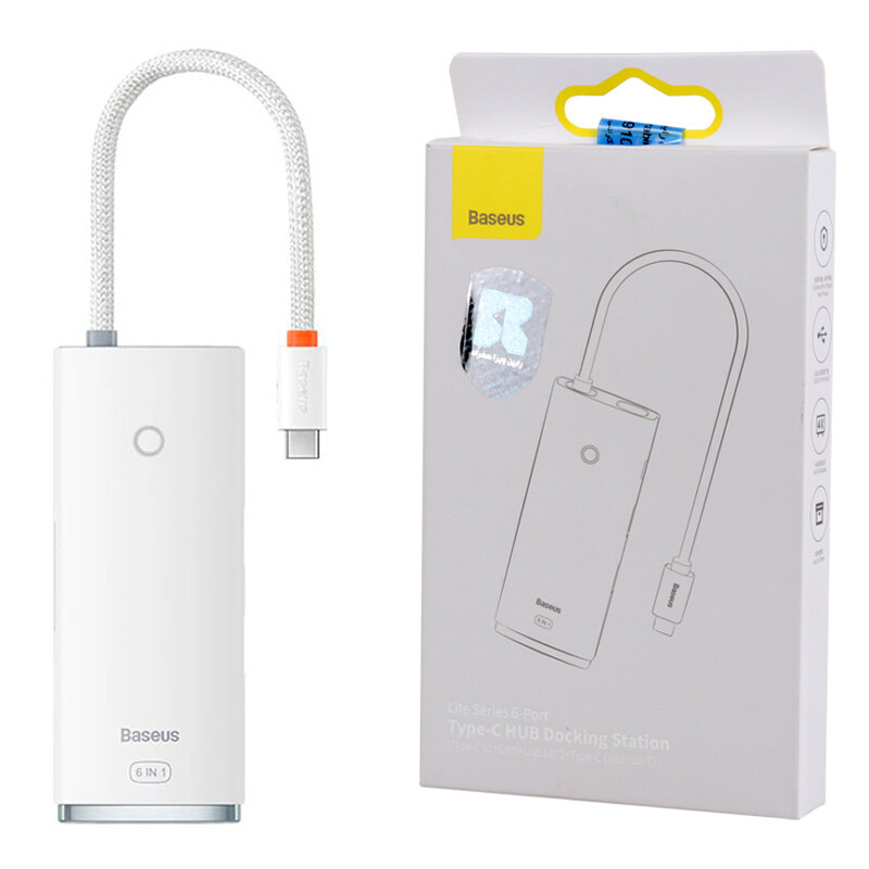 هاب 6 پورت Type-C باسئوس WKQX05000