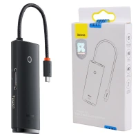 هاب 6 پورت Type-C باسئوس Lite Series WKQX05010