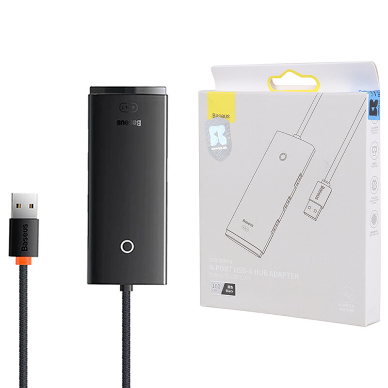 هاب 5 پورت USB3.0 باسئوس Lite Series WKQX03010