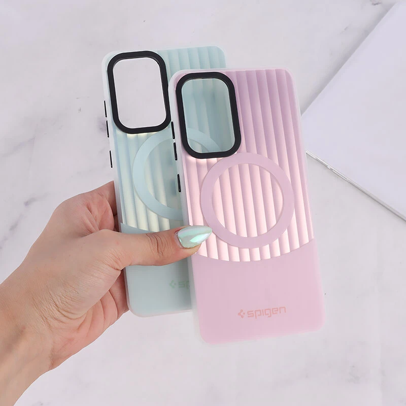 قاب Spigen 3D سامسونگ Galaxy A52 / A52s کرکره ای طرح مگ سیف