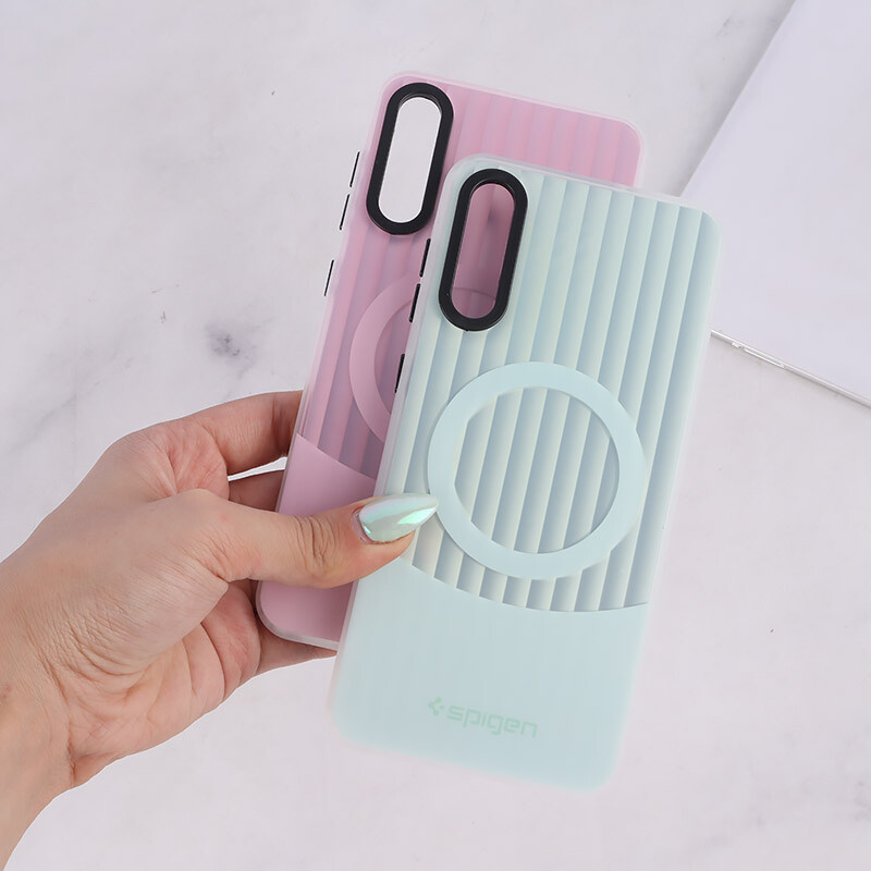 قاب Spigen 3D سامسونگ Galaxy A30s / A50 / A50s کرکره ای طرح مگ سیف