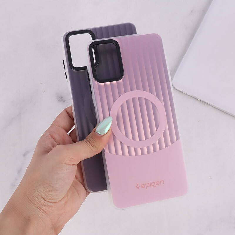 قاب Spigen 3D سامسونگ Galaxy A06 کرکره ای طرح مگ سیف