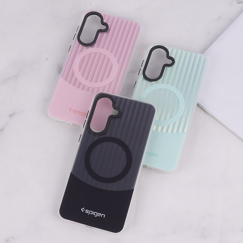 قاب Spigen 3D سامسونگ Galaxy A56 کرکره ای طرح مگ سیف