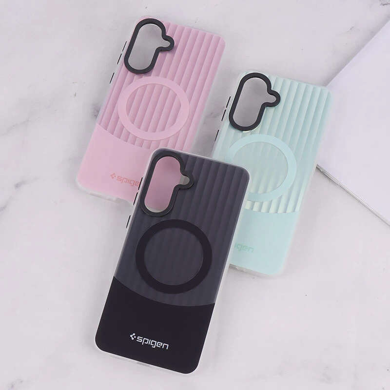 قاب Spigen 3D سامسونگ Galaxy A56 کرکره ای طرح مگ سیف