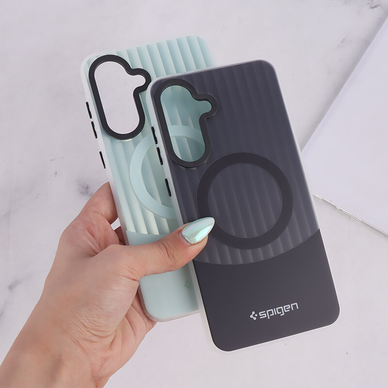 قاب Spigen 3D سامسونگ Galaxy A56 کرکره ای طرح مگ سیف