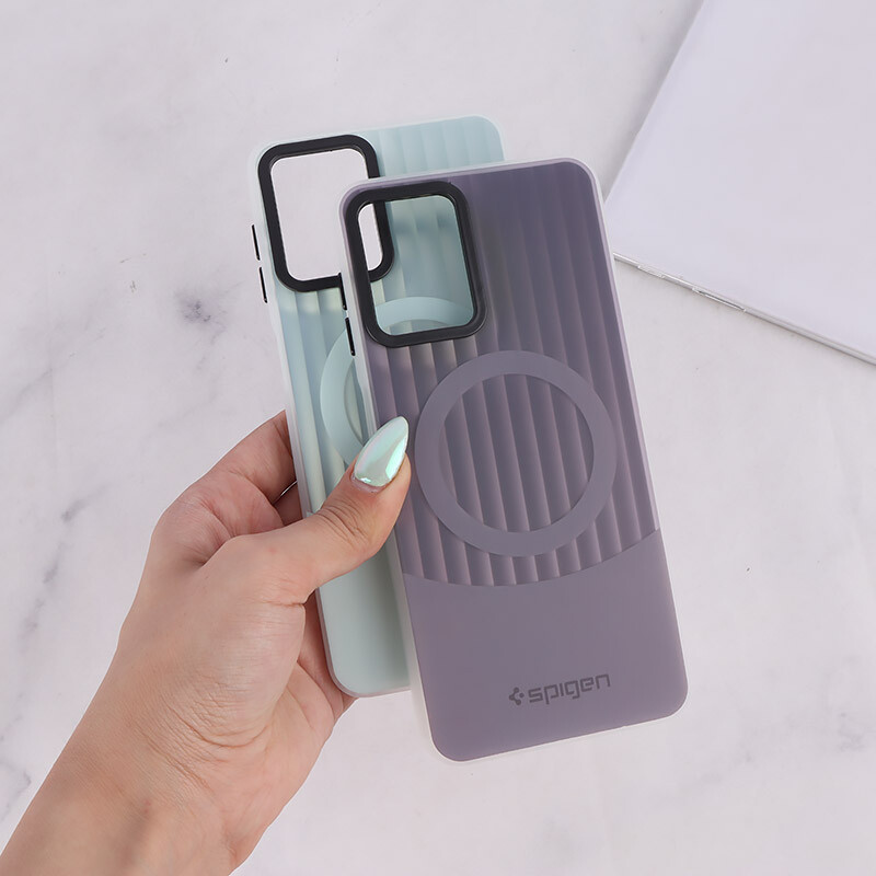 قاب Spigen 3D سامسونگ Galaxy A22 4G / M22 / M32 4G کرکره ای طرح مگ سیف