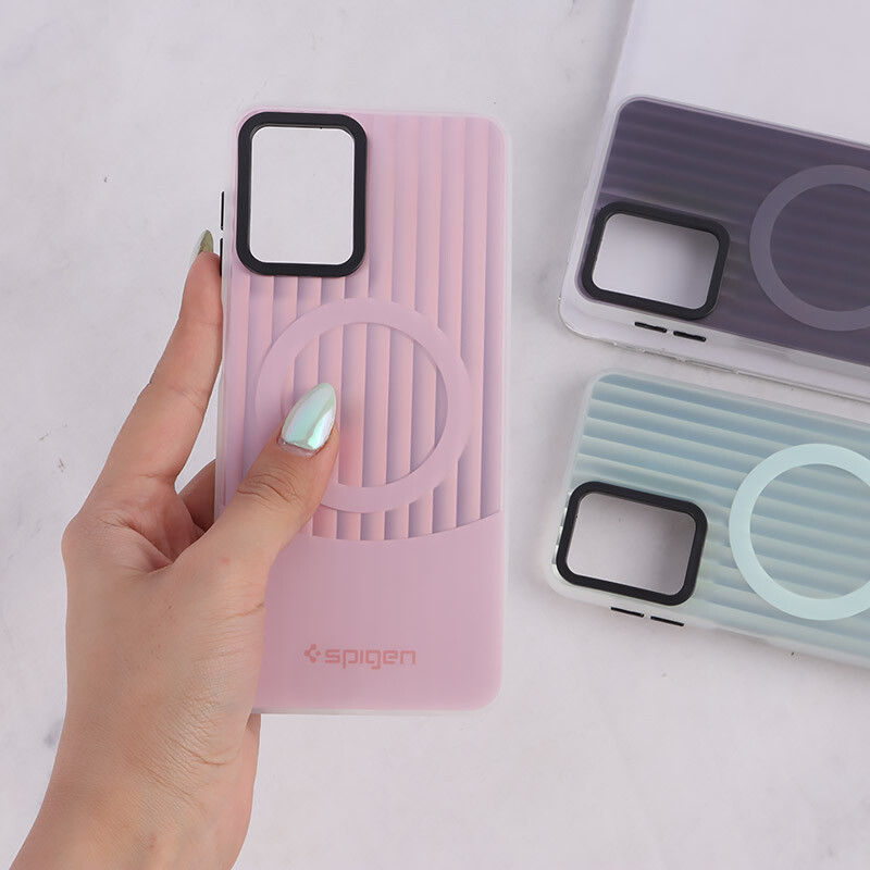 قاب Spigen 3D سامسونگ Galaxy A22 4G / M22 / M32 4G کرکره ای طرح مگ سیف