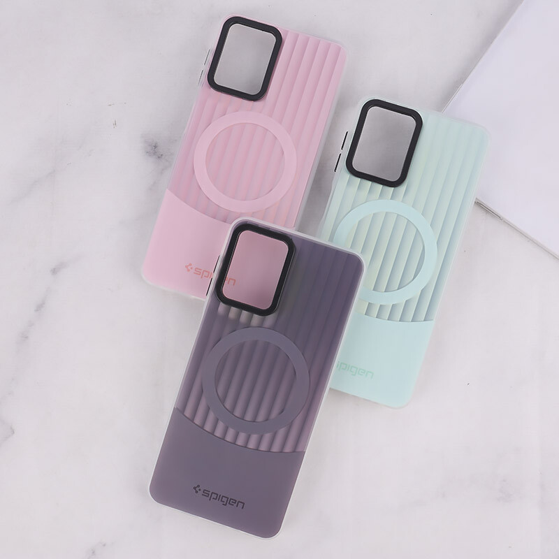 قاب Spigen 3D سامسونگ Galaxy A22 4G / M22 / M32 4G کرکره ای طرح مگ سیف
