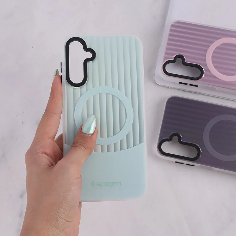قاب Spigen 3D سامسونگ Galaxy A15 کرکره ای طرح مگ سیف