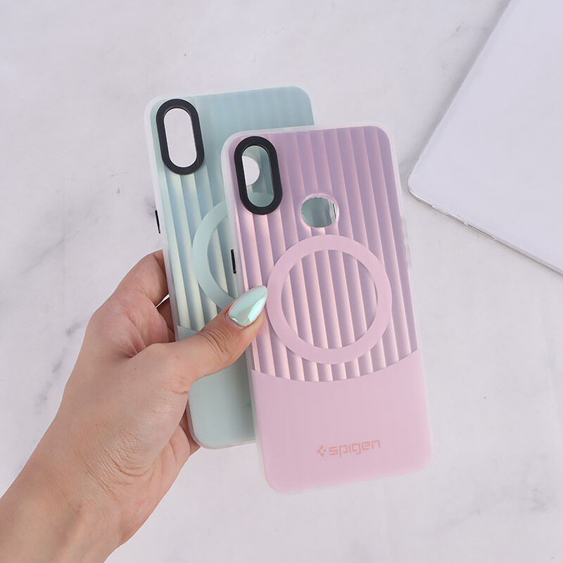 قاب Spigen 3D سامسونگ Galaxy A10s کرکره ای طرح مگ سیف