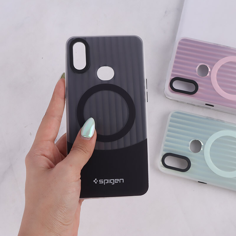 قاب Spigen 3D سامسونگ Galaxy A10s کرکره ای طرح مگ سیف