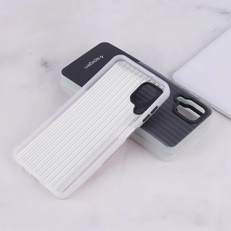 قاب Spigen 3D سامسونگ Galaxy A12 / M12 کرکره ای طرح مگ سیف